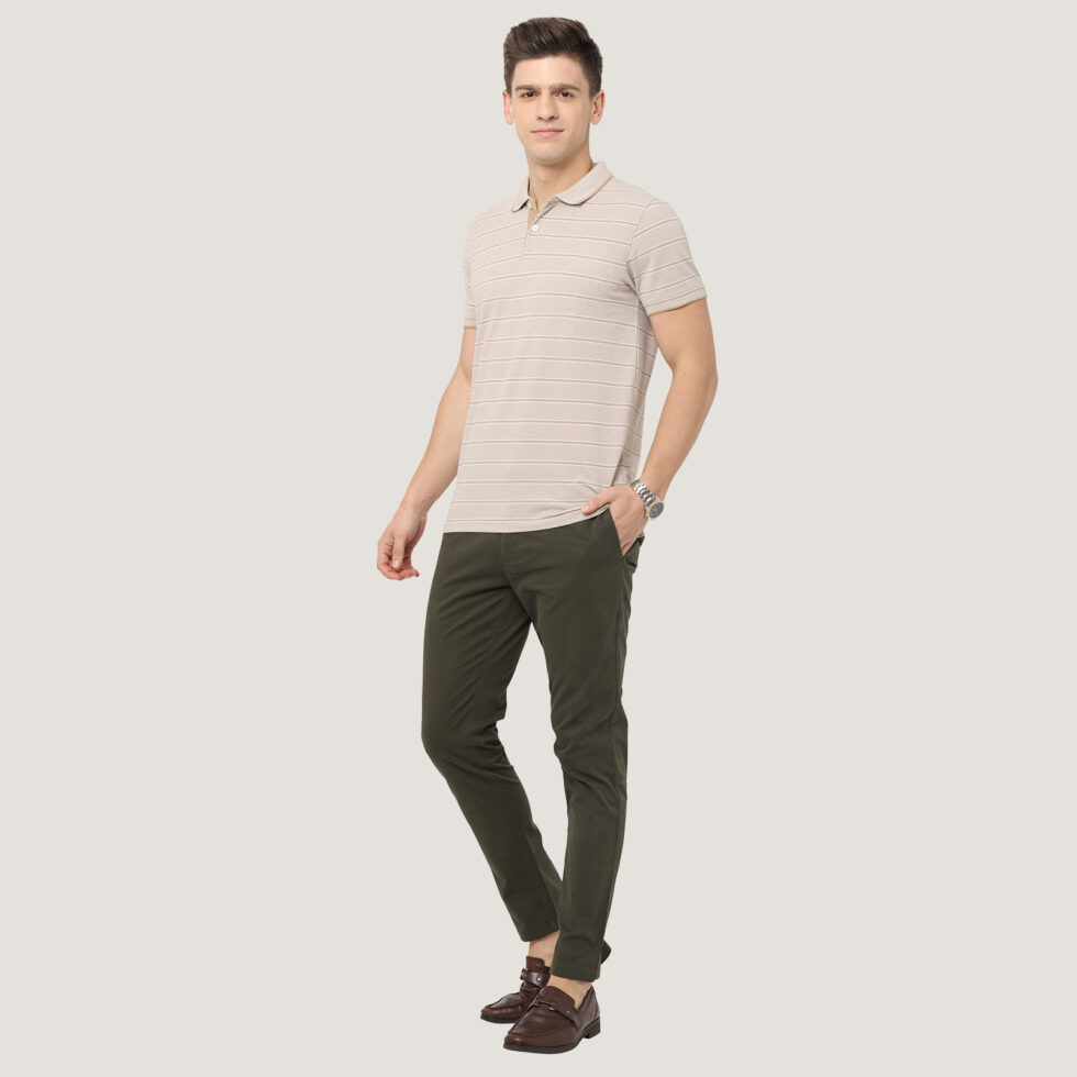 Buy Olive Green Trousers & Pants for Men by JOHN PLAYERS Online | Ajio.com