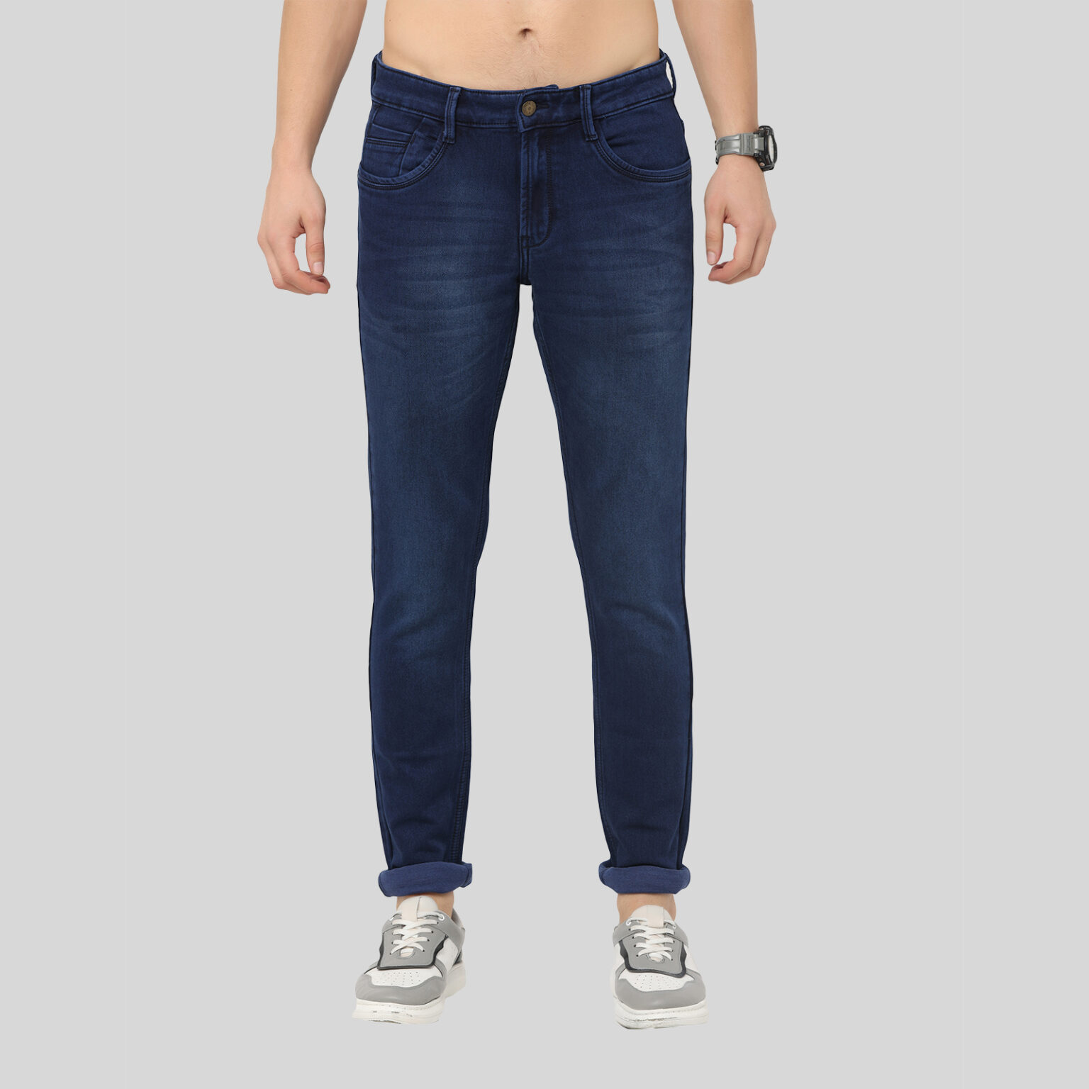 Slim Fit Faded Men Casual Wear Blue Denim Jeans at Rs 700/piece in  Ulhasnagar | ID: 2852332814712
